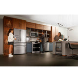 GE Profile(TM) 30" Smart Slide-In Front-Control Gas Double Oven Convection Fingerprint Resistant Range - (PGS960YPFS)