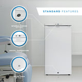 Danby Health 3.2 cu. ft. Medical Fridge in White - (DH032A1W)