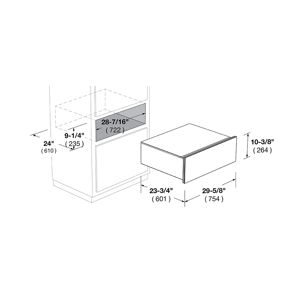 30" WARMING DRAWER - (F7DWD30S1)