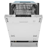 ZLINE 18 in. Compact Top Control Dishwasher with Stainless Steel Tub and Modern Style Handle, 52 dBa (DW-18) [Color: Stainless Steel] - (DW30418)