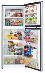 Danby 10.1 cu. ft. Top Mount Apartment Size Fridge in Stainless Steel - (DFF101B1BSLDB)