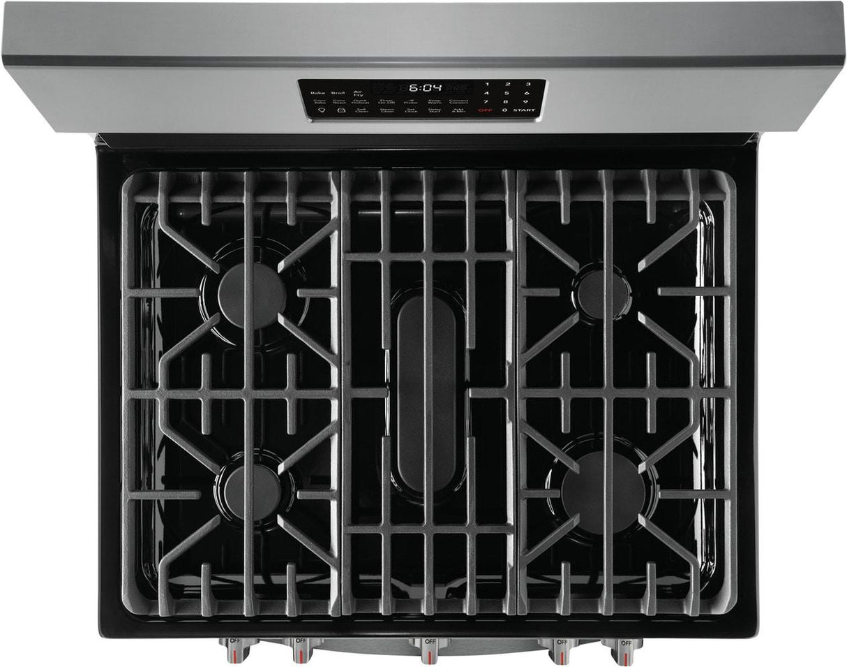 Frigidaire Gallery 30" Freestanding Gas Range with Air Fry - (GCRG3060AD)