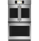 Caf(eback)(TM) Professional Series 30" Smart Built-In Convection French-Door Double Wall Oven - (CTD90FP2NS1)