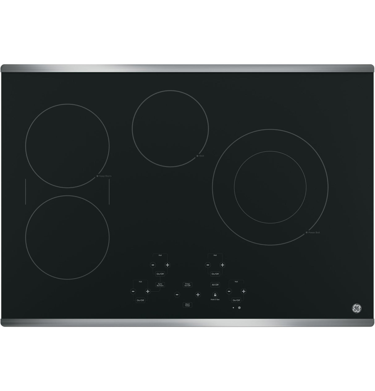 GE(R) 30" Built-In Touch Control Electric Cooktop - (JP5030SJSS)