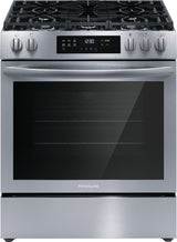 Frigidaire 30" Front Control Gas Range with Convection Bake - (FCFG3083AS)