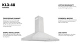 ZLINE Convertible Vent Wall Mount Range Hood in Stainless Steel (KL3) - (KL330)