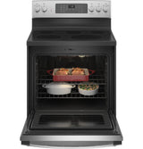 GE(R) 30" Free-Standing Electric Convection Range with No Preheat Air Fry - (JB735SPSS)