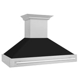 ZLINE 48 in. DuraSnow Stainless Steel Range Hood with Colored Shell Options (8654SNX-48) [Color: Black Matte] - (8654SNXBLM48)