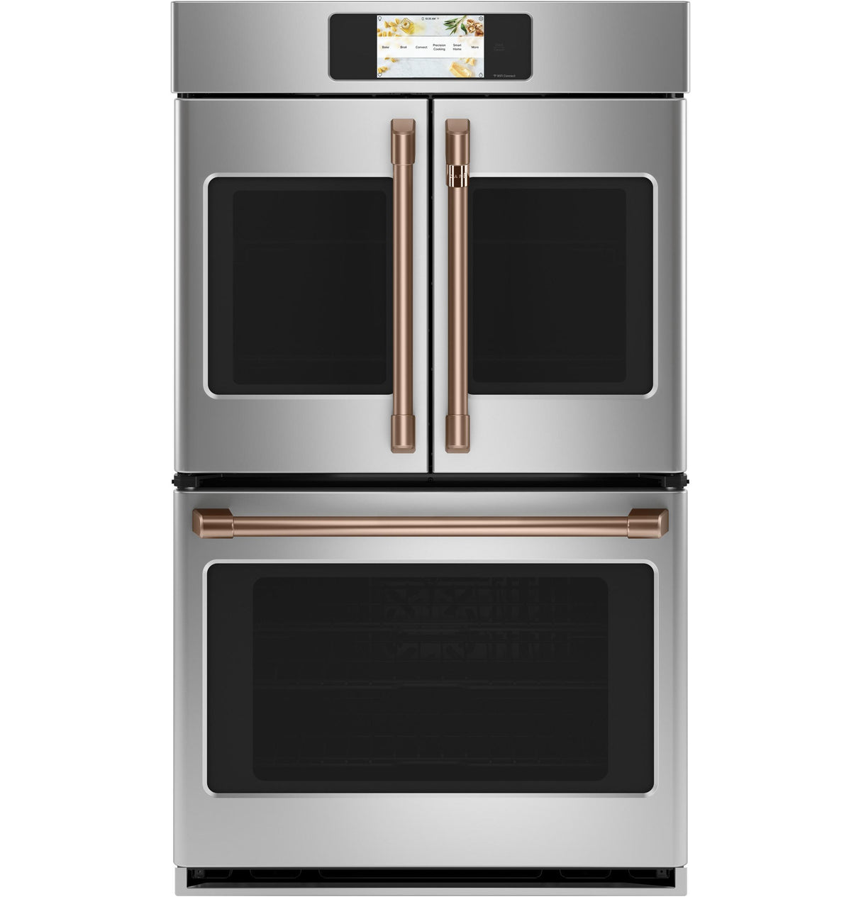 Caf(eback)(TM) Professional Series 30" Smart Built-In Convection French-Door Double Wall Oven - (CTD90FP2NS1)