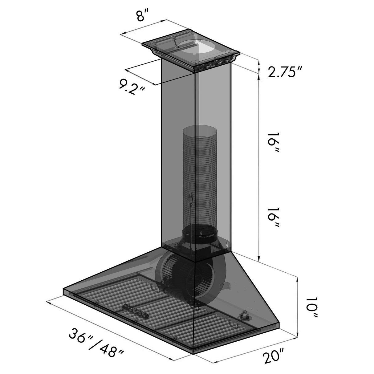 ZLINE 30 in. Ducted Vent Wall Mount Range Hood in Stainless Steel with Built-in ZLINE CrownSound Bluetooth Speakers (KL2CRN-BT) - (KL2CRNBT30)