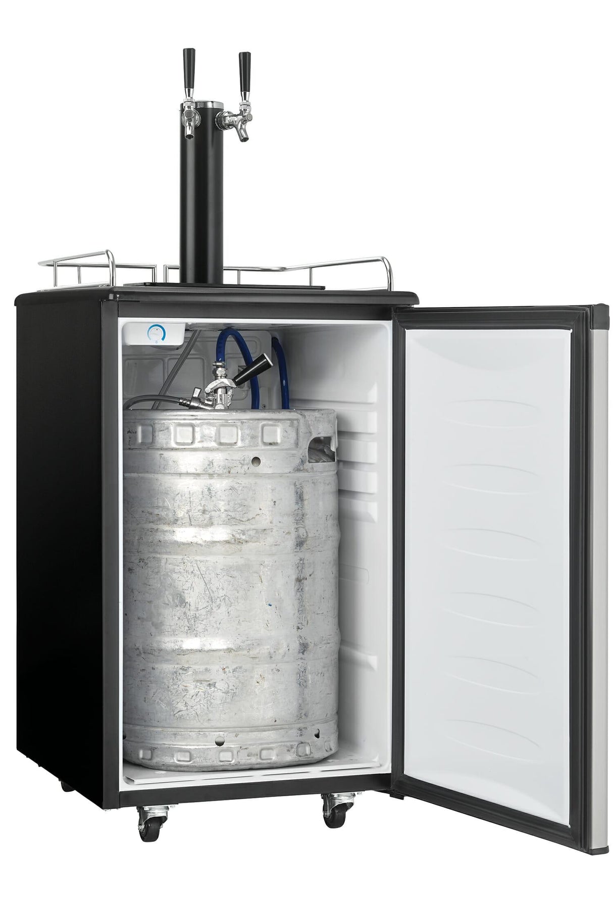 Danby 5.4 cu. ft. Dual-Tap Keg Cooler in Stainless Steel - (DKC054A1BSL2DB)