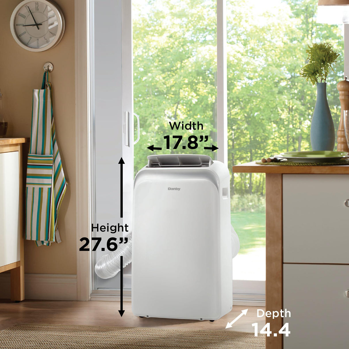 Danby 10,000 BTU (6,000 SACC) Portable Air Conditioner in White - (DPA060B1WDB)