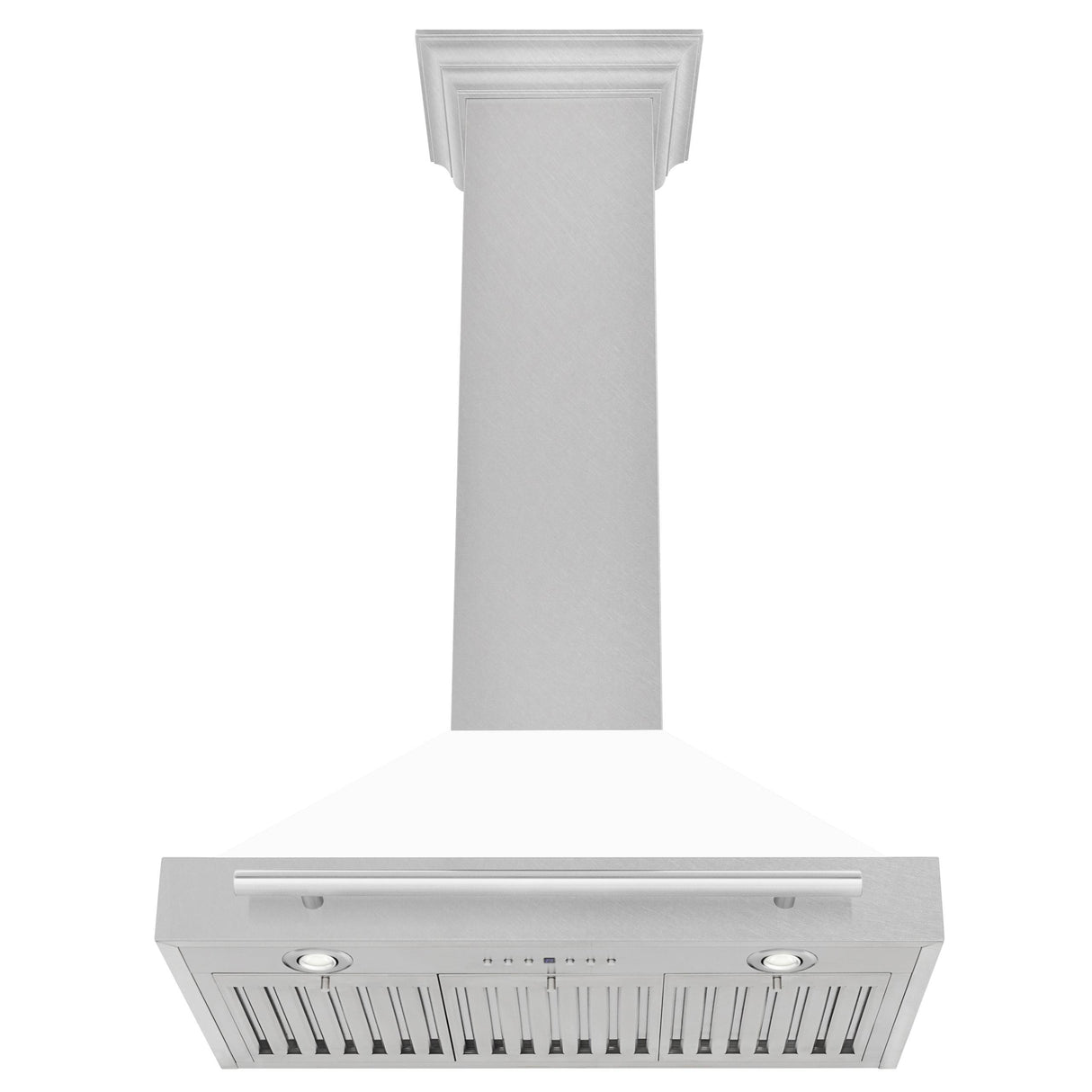 ZLINE 36 in. Stainless Steel Range Hood with Stainless Steel Handle and Color Options (KB4STX-36) [Color: White Matte Shell] - (KB4STXWM36)