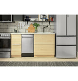 Haier ENERGY STAR(R) 18" Stainless Steel Interior Dishwasher with Sanitize Cycle - (QDT125SSLSS)