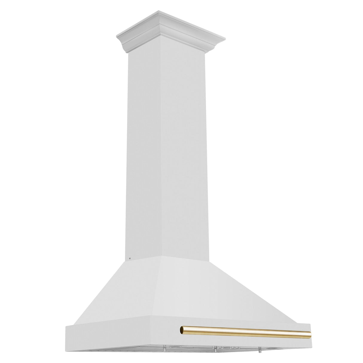 ZLINE 30 in. Autograph Edition Convertible Stainless Steel Range Hood with Stainless Steel Shell and Champagne Bronze Accents (KB4STZ-30) [Color: Gold Accents] - (KB4STZ30G)