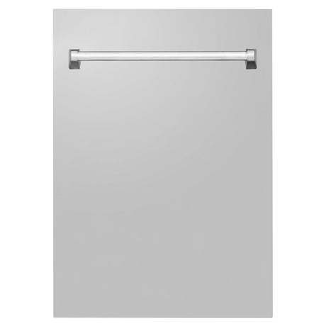 ZLINE 18" Tallac Series 3rd Rack Top Control Dishwasher with Traditional Handle, 51dBa [Color: 304 Stainless] - (DWV30418)