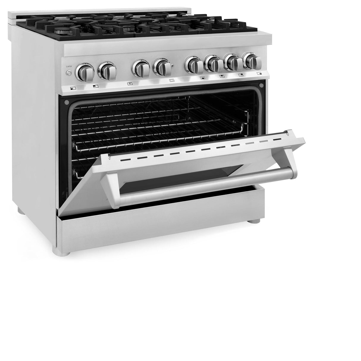 ZLINE 36 in. Dual Fuel Range with Gas Stove and Electric Oven in Stainless Steel (RA36) [Color: Stainless Steel] - (RA36)