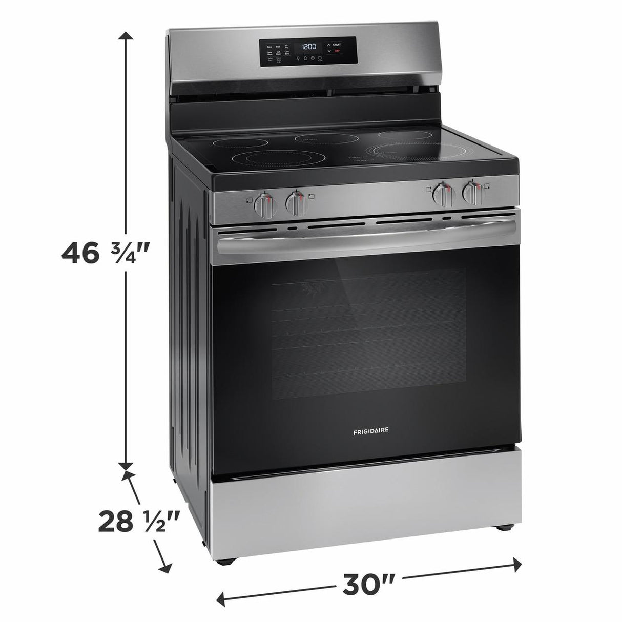 Frigidaire 30" Electric Range with Air Fry - (FCRE3083AS)