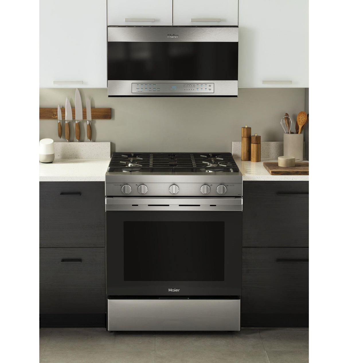 30" Smart Slide-In Gas Range with Convection - (QGSS740RNSS)