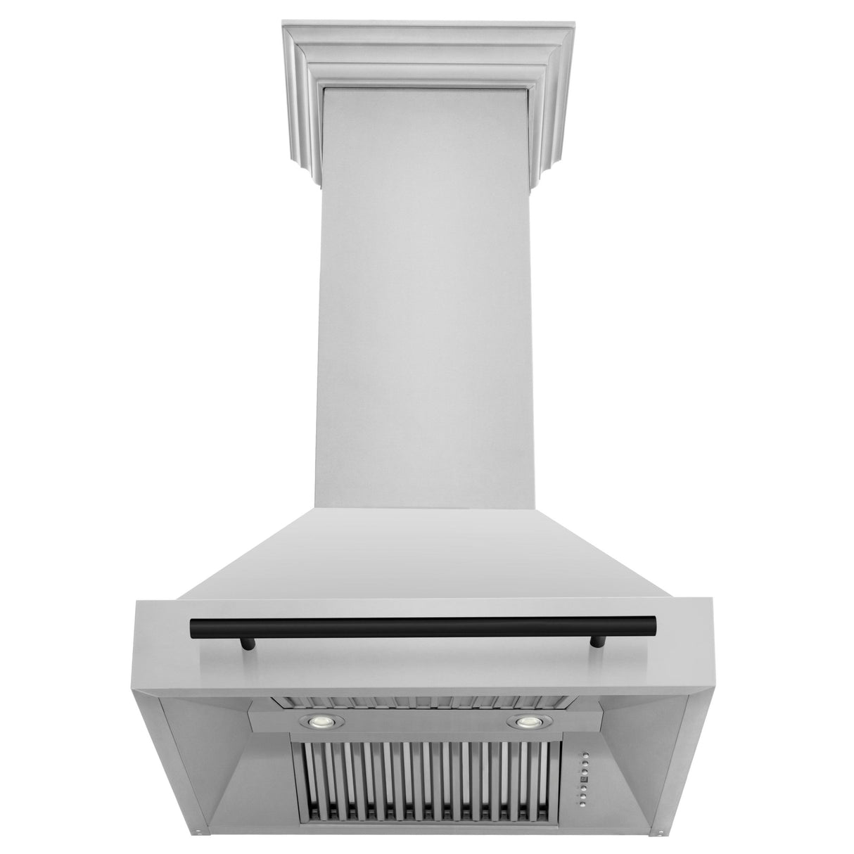 ZLINE 30 in. Autograph Edition Stainless Steel Range Hood with Stainless Steel Shell and Handle (8654STZ-30) [Color: Matte Black] - (8654STZ30MB)