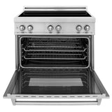 ZLINE 36" 4.6 cu. ft. Induction Range with a 5 Element Stove and Electric Oven in Stainless Steel (RAIND-36) [Color: Stainless Steel] - (RAIND36)