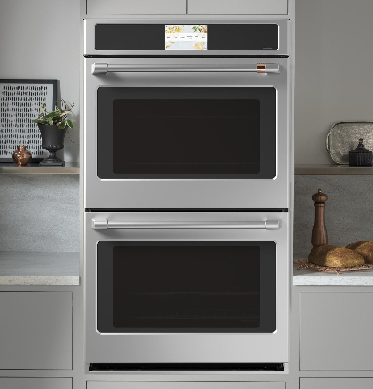 Caf(eback)(TM) Professional Series 30" Smart Built-In Convection Double Wall Oven - (CTD90DP2NS1)