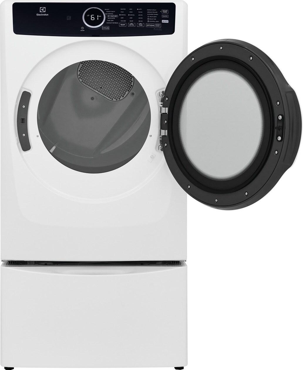 Electrolux Front Load Perfect Steam(TM) Electric Dryer with Instant Refresh - 8.0 Cu. Ft. - (ELFE7437AW)