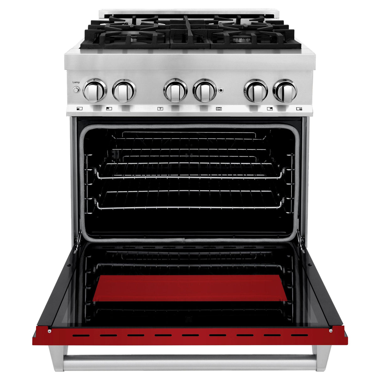 ZLINE 30 in. Dual Fuel Range with Gas Stove and Electric Oven in Stainless Steel (RA30) [Color: Blue Matte] - (RABM30)