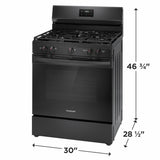 Frigidaire 30" Gas Range - (FCRG3052BB)