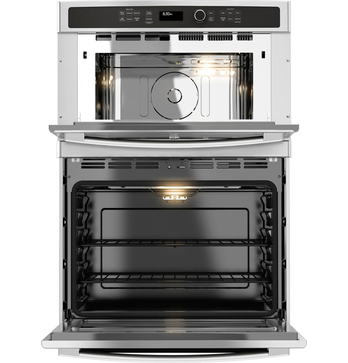 GE(R) 30" Combination Double Wall Oven - (JT3800SHSS)