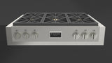 36" PRO GAS RANGE TOP - (F6GRT366S1)