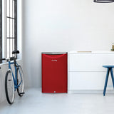 Danby 4.4 cu. ft. Retro Compact Fridge in Metallic Red - (DAR044A6LDB)