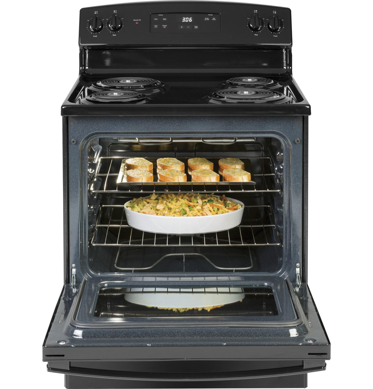 GE(R) 30" Free-Standing Electric Range - (JBS360DMBB)