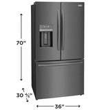 Frigidaire Gallery 22.6 Cu. Ft. Counter-Depth French Door Refrigerator - (GRFC2353AD)