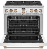 Caf(eback)(TM) 36" Smart All-Gas Commercial-Style Range with 6 Burners (Natural Gas) - (CGY366P4TW2)