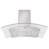 ZLINE Convertible Vent Wall Mount Range Hood in Stainless Steel & Glass (KN4) - (KN430)