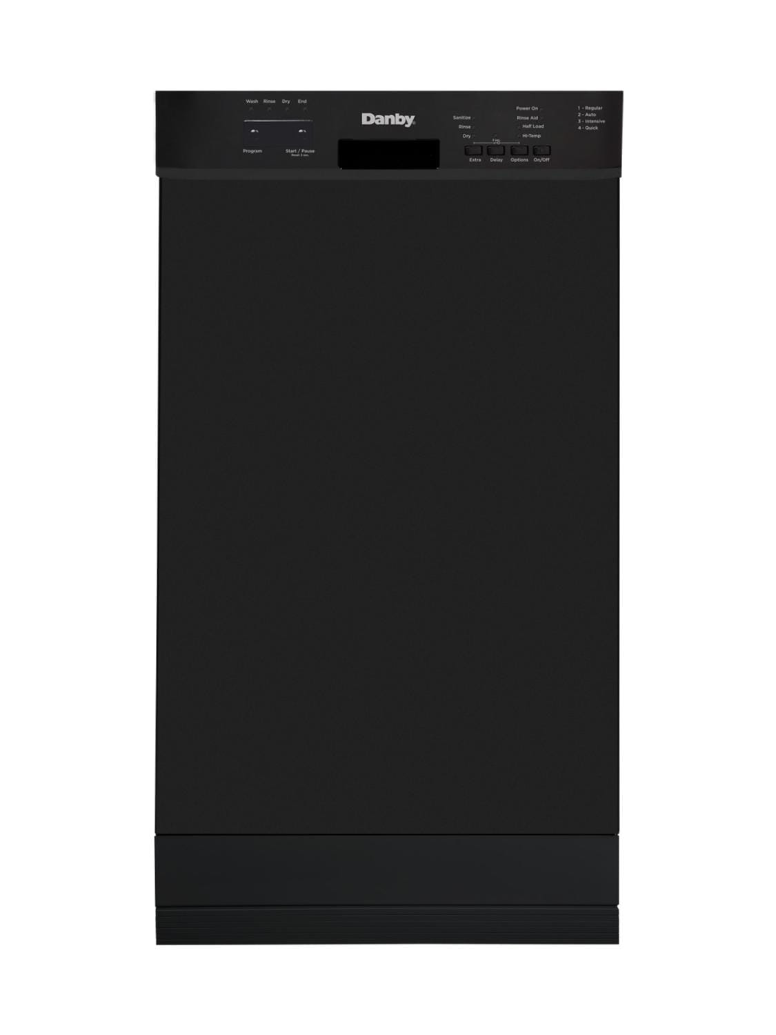 Danby 18" Wide Built-in Dishwasher in Black - (DDW18D1EB)