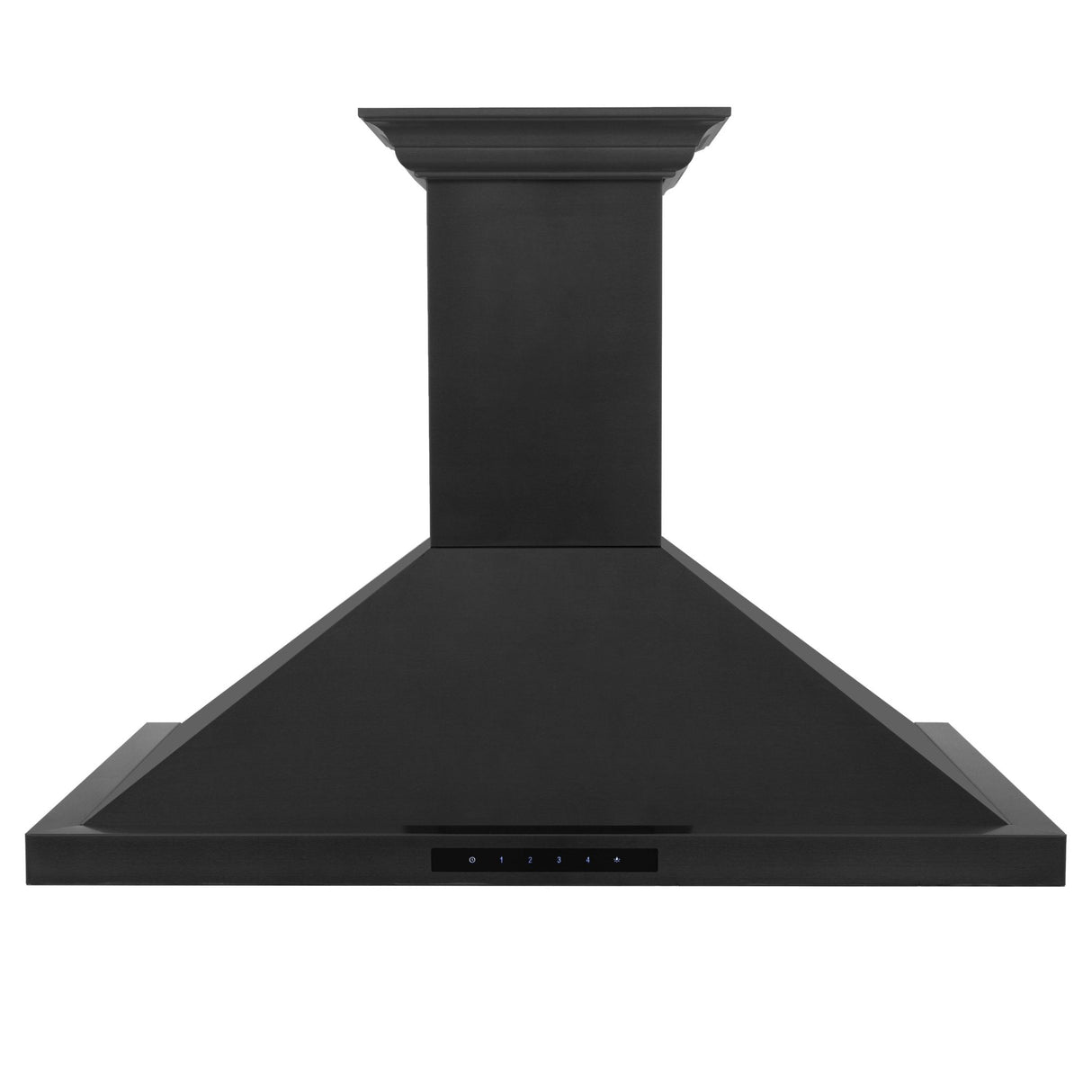 ZLINE Ducted Vent Wall Mount Range Hood in Black Stainless Steel with Built-in ZLINE CrownSound Bluetooth Speakers (BSKBNCRN-BT) - (BSKBNCRNBT36)