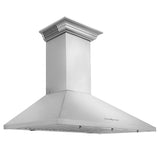 ZLINE 30 in. Ducted Vent Wall Mount Range Hood in Stainless Steel with Built-in ZLINE CrownSound Bluetooth Speakers (KL2CRN-BT) - (KL2CRNBT30)