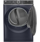 GE(R) ENERGY STAR(R) 7.8 cu. ft. Capacity Smart Front Load Electric Dryer with Steam and Sanitize Cycle - (GFD85ESPNRS)