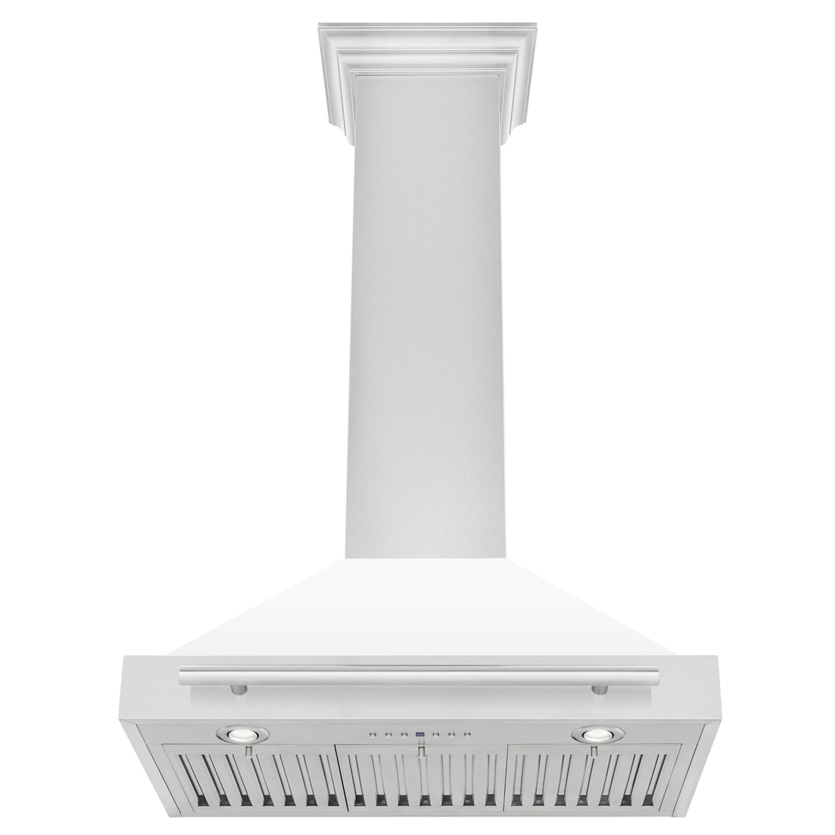 ZLINE 30 in. Convertible Stainless Steel Range Hood with Stainless Steel Handle (KB4STX-30) [Color: White Matte] - (KB4STXWM30)