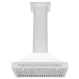 ZLINE 30 in. Convertible Stainless Steel Range Hood with Stainless Steel Handle (KB4STX-30) [Color: White Matte] - (KB4STXWM30)