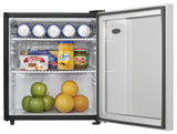 Danby 1.6 cu. ft. Compact Glass Door Fridge in Platinum - (DAG016A2BDB)