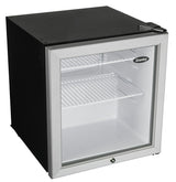 Danby 1.6 cu. ft. Compact Glass Door Fridge in Platinum - (DAG016A2BDB)