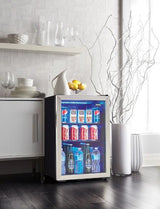 Danby 2.6 cu. ft. Free-Standing Beverage Center in Stainless Steel - (DBC026A1BSSDB)