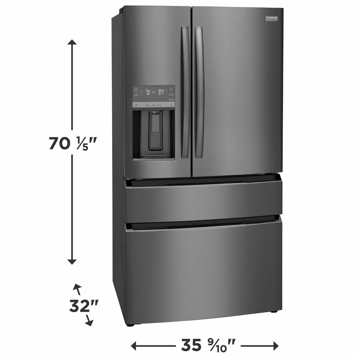 Frigidaire Gallery 21.5 Cu. Ft. Counter-Depth 4-Door French Door Refrigerator - (GRMC2273CD)