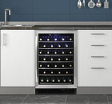 Danby 60 Bottle Built-in Wine Cooler in Stainless Steel - (DWC057A1BSS)