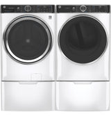 GE(R) ENERGY STAR(R) 7.8 cu. ft. Capacity Smart Front Load Electric Dryer with Steam and Sanitize Cycle - (GFD85ESSNWW)