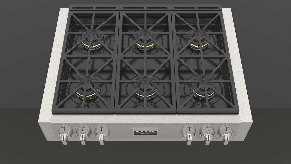 36" PRO GAS RANGE TOP - (F6GRT366S1)