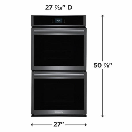 Frigidaire Gallery 27" Double Electric Wall Oven with Total Convection - (GCWD2767AD)